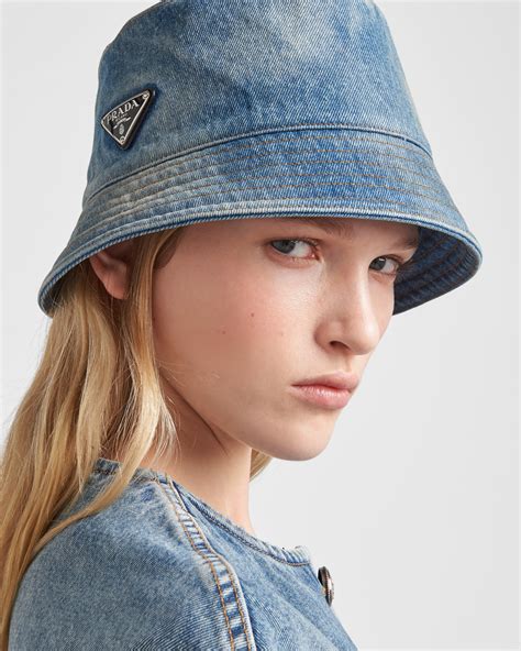 prada bucket hat dhgate|prada denim hat.